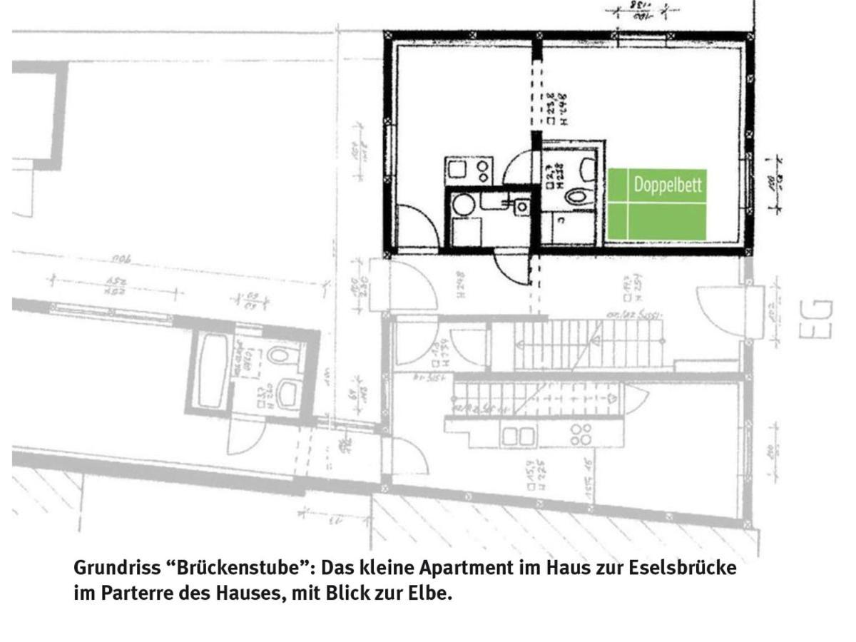 Haus Zur Eselsbruecke Lägenhet Tangermünde Exteriör bild